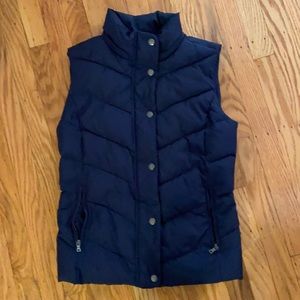 EUC Gap navy blue XS puffer vest